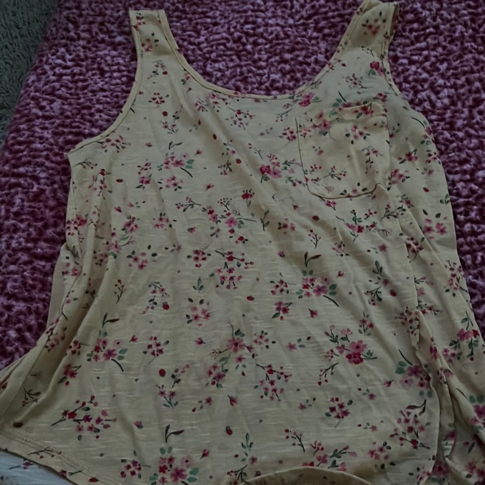Flower shirt for wallflower.